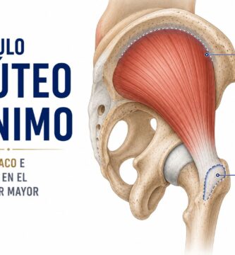 Músculo glúteo mínimo: origen ilíaco e inserción en el trocánter mayor