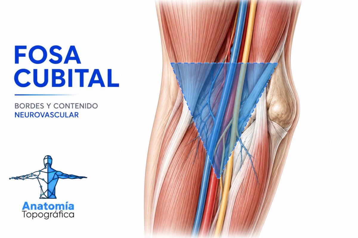 Fosa cubital: bordes y contenido neurovascular