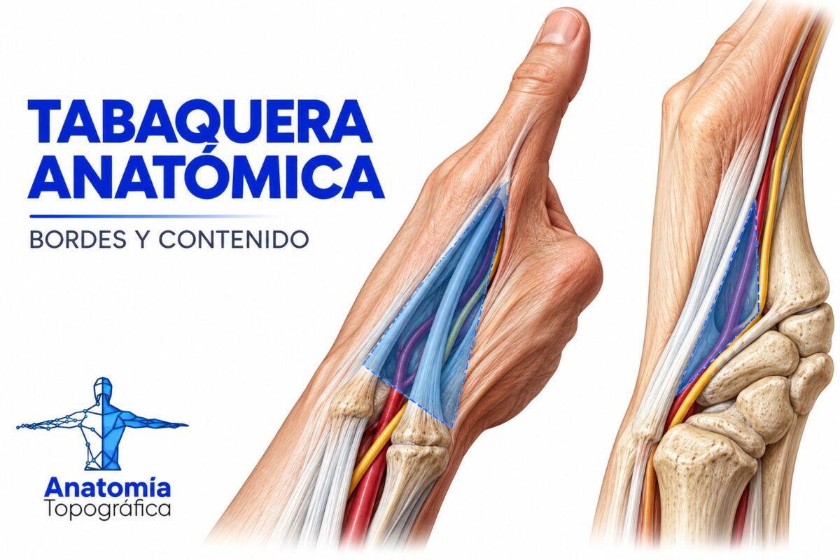 Tabaquera anatómica: bordes, contenido e importancia clínica Tabaquera anatómica: bordes y contenido