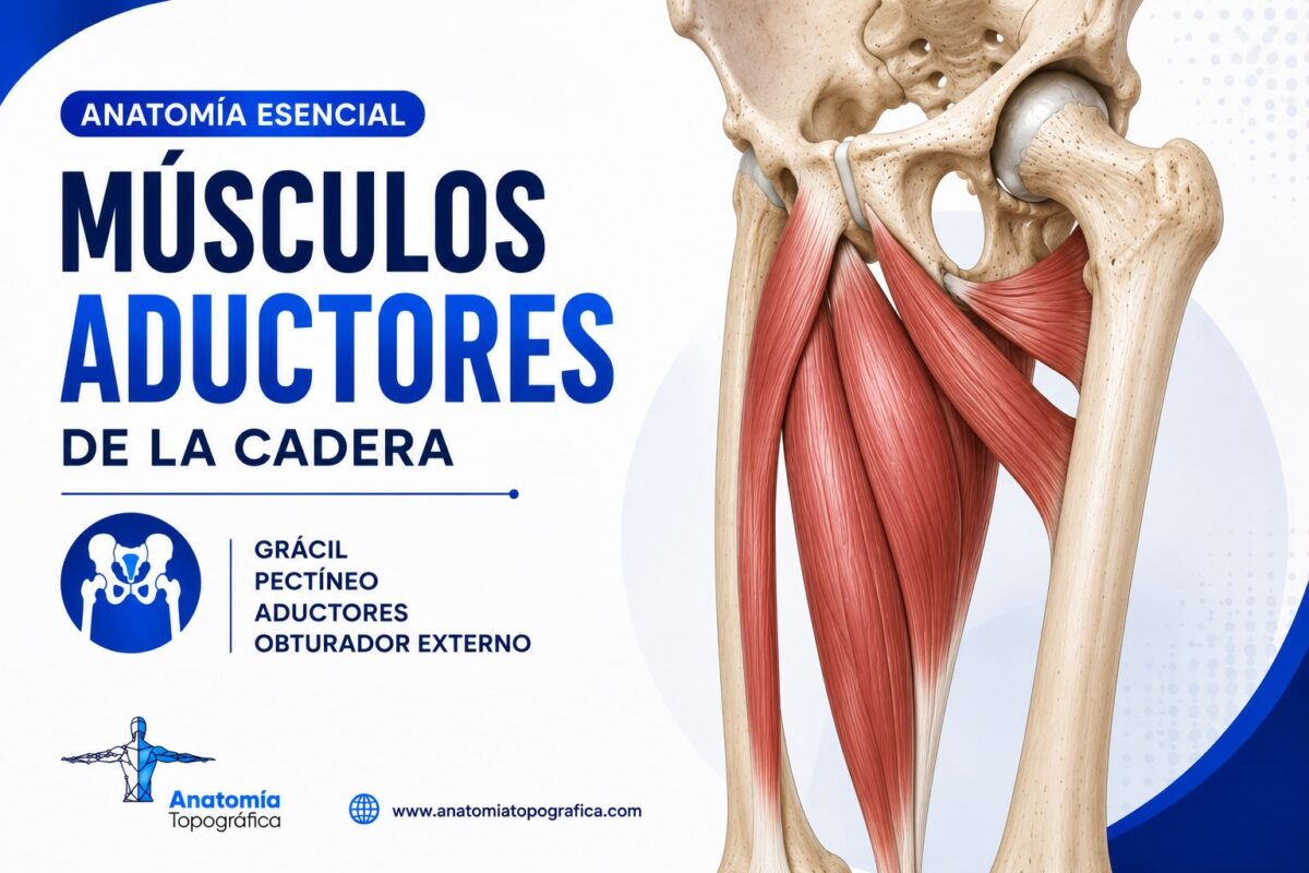 Músculos del compartimento medial del muslo (aductores) Músculos aductores de la cadera: grácil, pectíneo, aductores y obturador externo