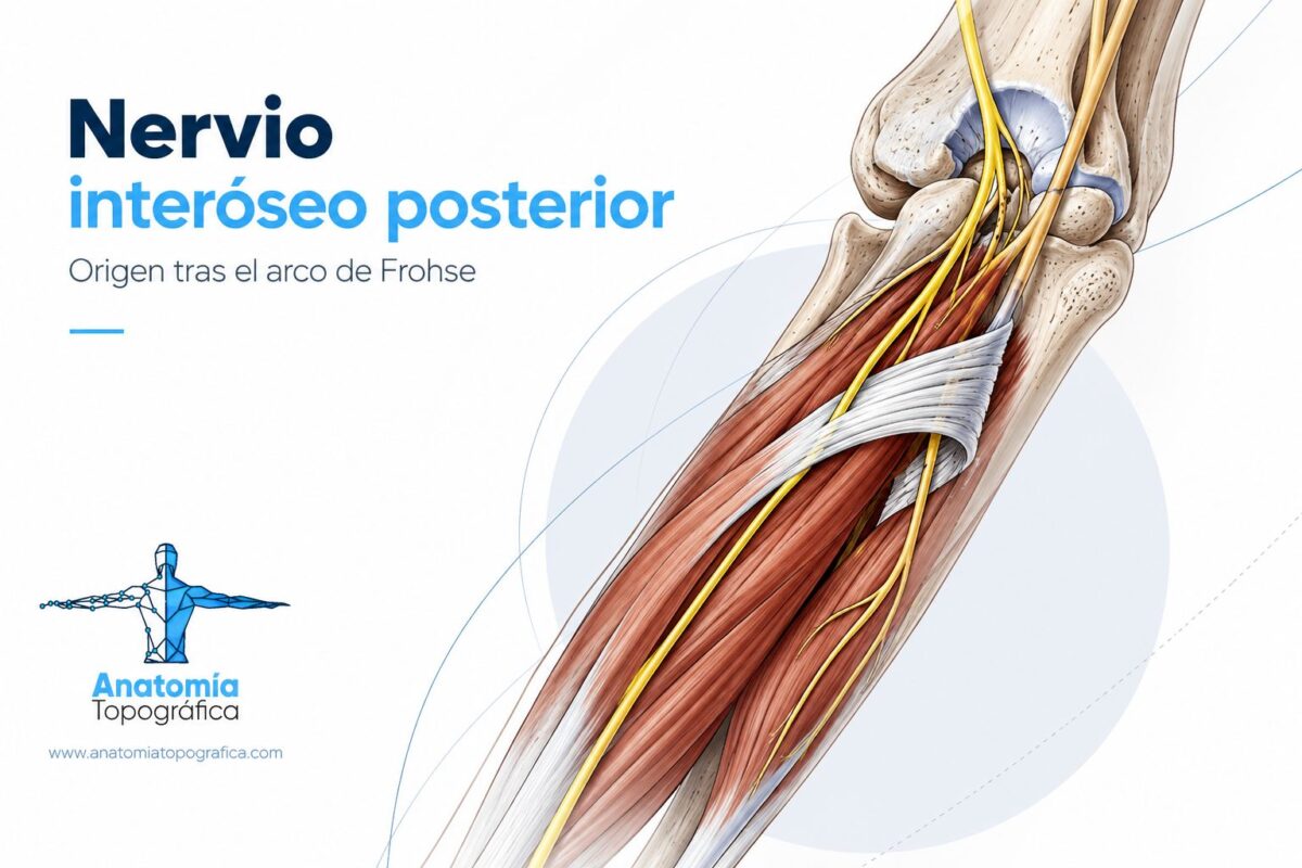 Nervio interóseo posterior: origen tras el arco de Frohse